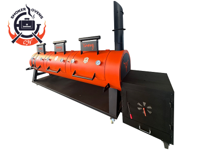 High Quality Offset Three Doors Texas BBQ Smoker